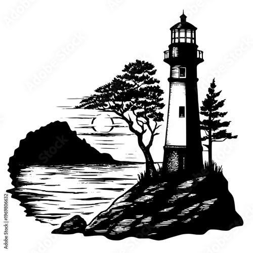 lighthouse on the beach