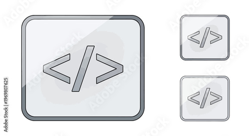 Free Download Code Icon Set: Development, Programming, and Technology - GFXLoad