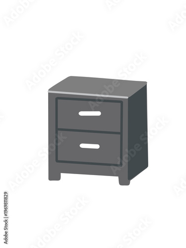 bathroom vanity cabinet isolated on white background furniture illustration