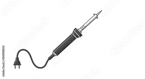 Electric Soldering Iron Tool for Electronics Repair and Hobby Projects