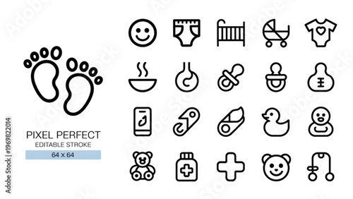 Collection of diverse icons representing various household and lifestyle activities Vector