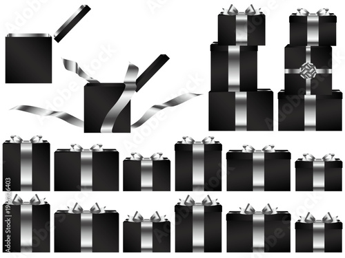 プレゼント箱横、m黒、2銀