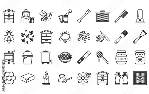 Honey harvest tools and apiary equipment