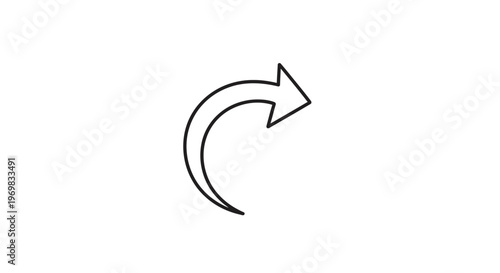 Black Arrow Rotation Symbol.
