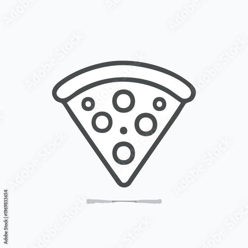 vector illustration of a icon pizza