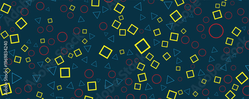 Video games outline pattern. Vector game concept seamless background.