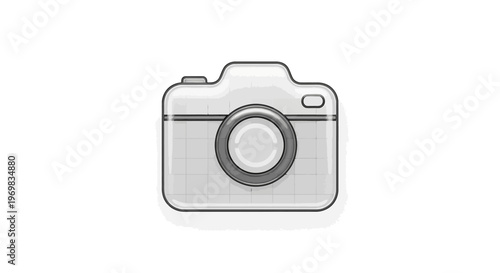 Camera icon. Photography equipment. Digital device.