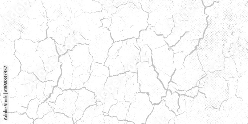 a black and white vintage of cracked concrete scribble effect, old wall background crack vector, grunge texture, Fractured texture ground