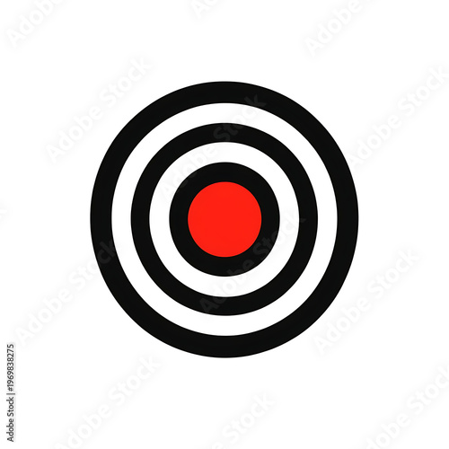 Precise Target Icon Vector Illustration Isolated