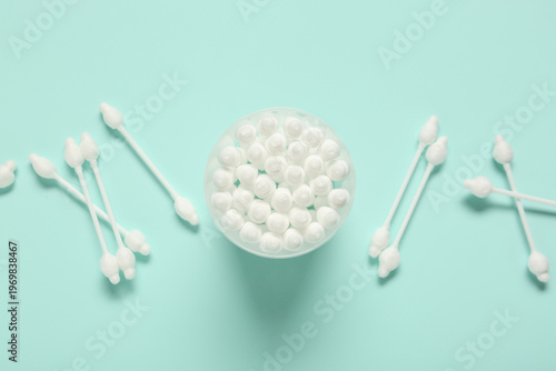 Container with cotton buds ...