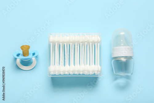 Container with cotton buds,...