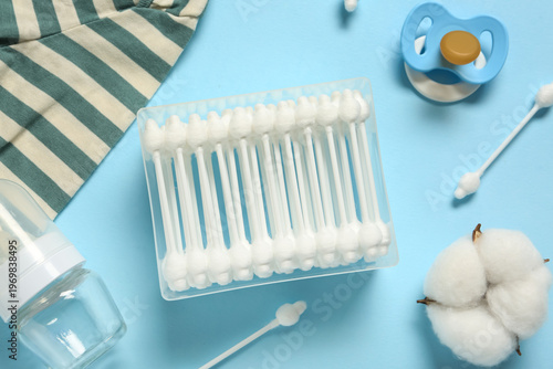 Container with cotton buds,...