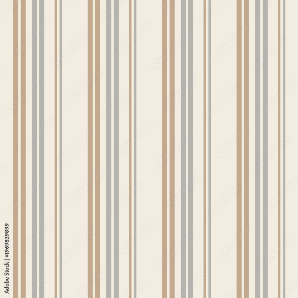 Obraz premium Stripes seamless pattern. Vertical stripes background. Geometric pattern with vintage stripes. Vector illustration. Surface design, fabric printing, gift wrap.