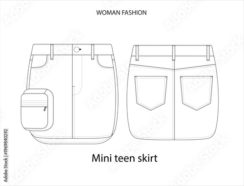 woman skirt collection