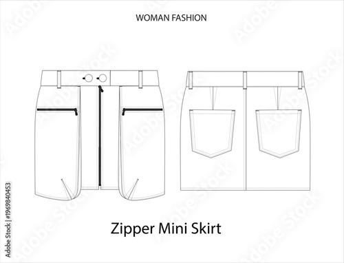 woman skirt collection