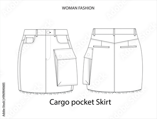 woman skirt denim collection