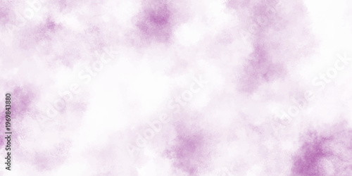 Schilderij op canvas Watercolor pastel background hand painted aquarelle colorful stains on paper, abstract parole watercolor art hand paint on white background, lavender purple watercolor or abstract vintage background