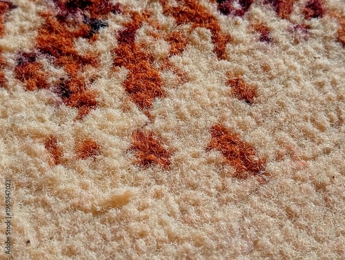 Close-Up View Of A Textured Carpet Surface Featuring Soft Fibers And Warm Earth Tones, Capturing Detailed Patterns And Fabric Depth, Ideal For Background, Interior, Or Textile Concept Visuals