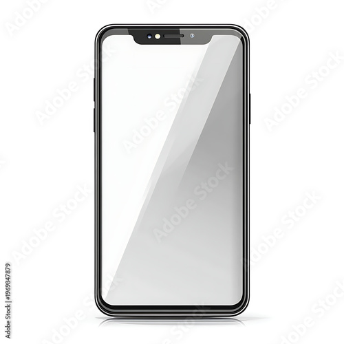 Modern Smartphone Vector Illustration on White