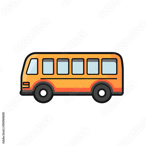 Modern Transportation Icon Design in Vector