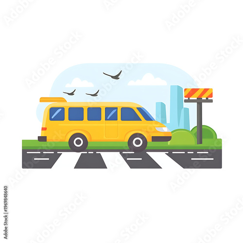 Sleek Transportation Icon Vector Graphic