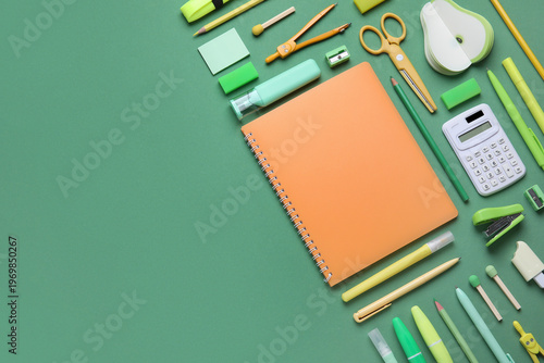 Different school stationery...