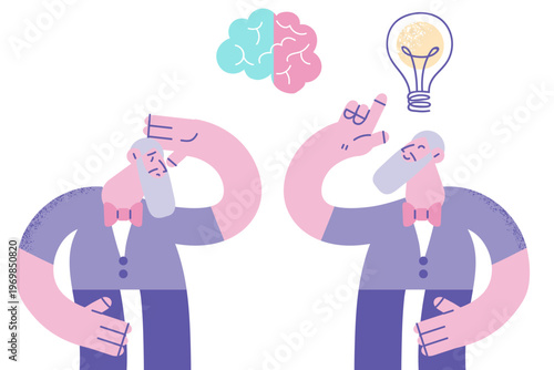 Mature grandfather loss memory suffer from Alzheimer disease