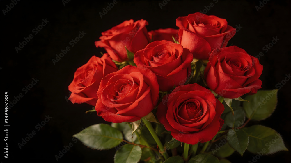 Fototapeta premium Bouquet of Red Roses