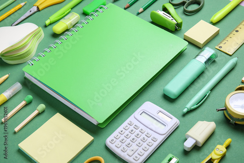 Different school stationery...