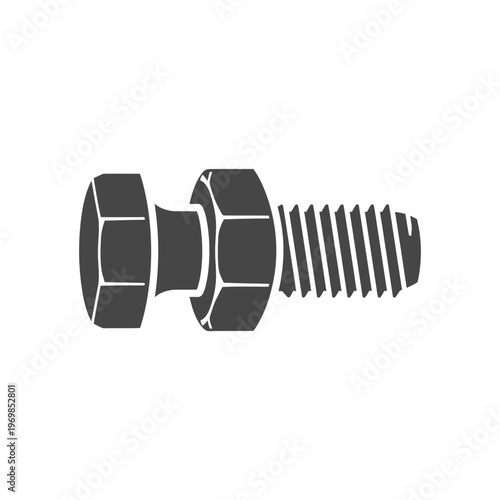 Detailed illustration of a single bolt.