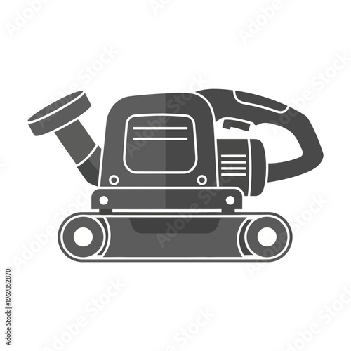 Industrial belt sander machine tool.