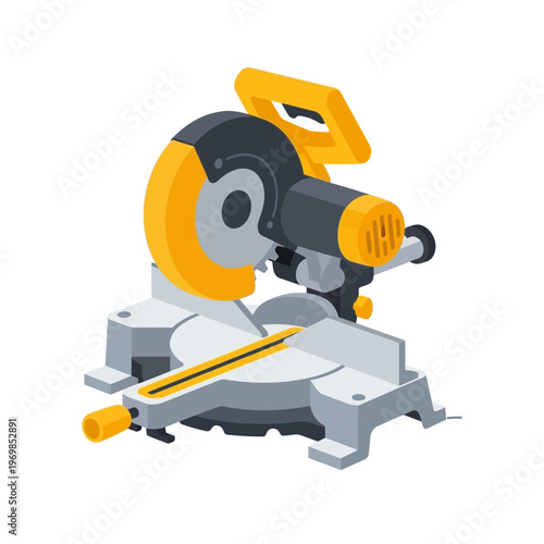 Miter saw machine tool equipment.