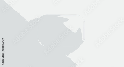 Minimalist phone mockup with soft shadows on white