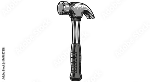 Hand Tool for Construction Work - Durable Claw Hammer