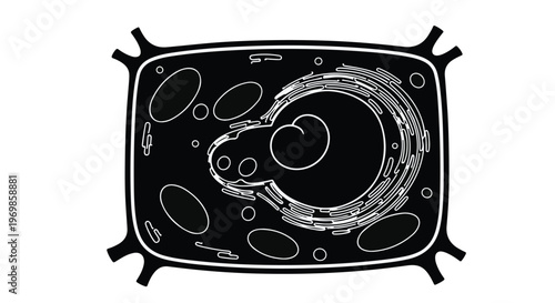 Black and white illustration of a car engine on a black background with white outlines, automotive concept, mechanical design, engine diagram