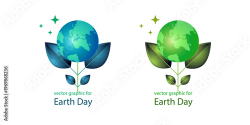 Celebrate earth day watercolor tulips representing a sustainable and healthy planet for future generations