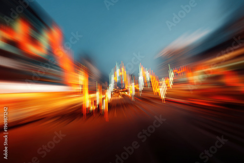 modern hiking adventure in mountains incorporates augmented reality technology for analyzing environmental