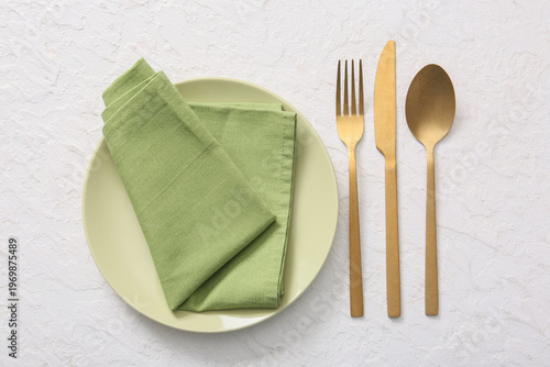 Beautiful table setting wit...