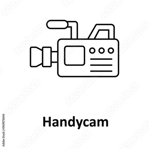  Handycam Vector icon which can easily modify or edit