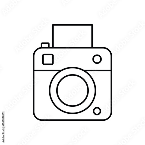 Photo Camera Vector icon which can easily modify or edit