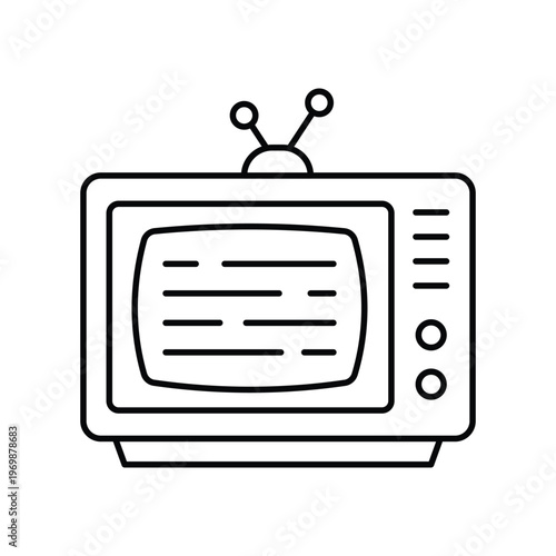 News Channel Vector icon which can easily modify or edit