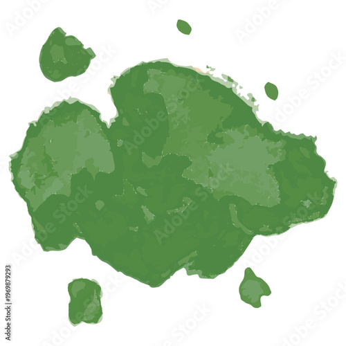 わんぱく水彩シリーズ 幼稚園・保育園向け しぶきのイラスト スプラッシュ にじみ ビビッド