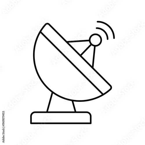  Satellite Dish Vector icon which can easily modify or edit