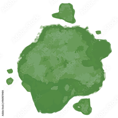 わんぱく水彩シリーズ 幼稚園・保育園向け しぶきのイラスト スプラッシュ にじみ ビビッド