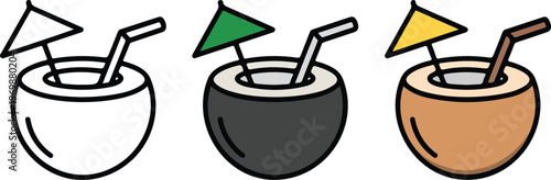 Minimalist Black Abstract Wave Logo Featuring Two Fluid Symmetrical Curves For Modern Corporate Brand Identity Vector Illustration