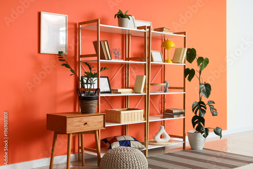 Interior of stylish room wi...