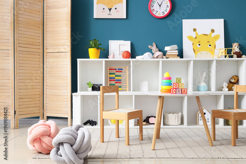 Interior of children's play...