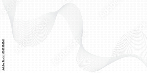 Vector abstract gradient wave Futuristic gray and white halftoon background. geometric flowing web smoke sound music digital blend curve line texture backgound.