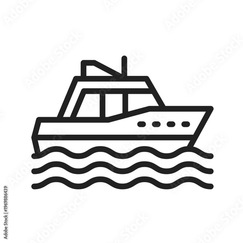 Luxury Yacht Charter Icon