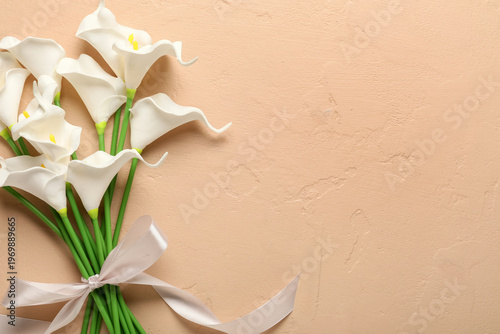 Artificial calla lily flowe...